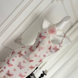 Floral Print Adjustable Straps Maxi Long Dress