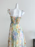 Floral Retro Inspired Maxi Dress