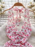 Blossom Bliss Halter Sundress