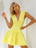 Lemon Zest Vibrant Summer Sundress