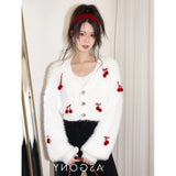 Black Festive Elegance Warm V Neck Sweater