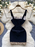 Sophisticated Lace Embellished Corset Bodycon Dress