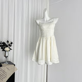 Sweetheart Flowing Skirt Pink Mini Dress