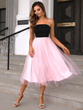 Ballerina Pink Skirted Cocktail Dress