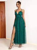 Green Enchanted Forest Glitter Tulle Dress