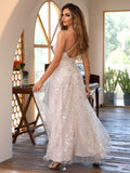 Stellar Glow Sequin Evening Dress