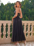 Dazzling Nightfall Sequined Prom Dress
