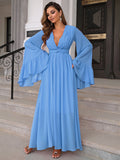 Heavenly Blue Breezy Elegance Maxi Dress