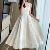 Ivory Asymmetrical Hemline Evening Dress