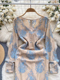 Ornate Elegance Embroidered Sheath Dress