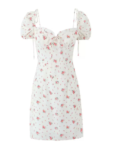 Springtime Sweetheart Rose Print Dress