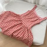 Charming Red Square Neck Mini Dress