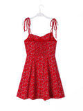 Sunny Day Floral Adjustable Strap Dress