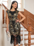 Vintage Sparkle Art Deco Inspired Sequin Dress