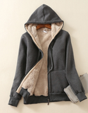 2023 Women's cashmere sweater warm thick hooded coat in autumn and winter