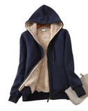 2023 Women's cashmere sweater warm thick hooded coat in autumn and winter
