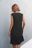 2023V v-neck sleeveless vest knit dress short skirt