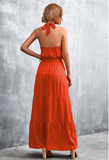 sexy halter strapless dress beach dress