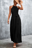 sexy halter strapless dress beach dress