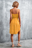 sexy halter V-neck slit dress