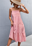 Classic Plaid Sling Dress