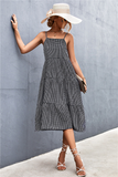 Classic Plaid Sling Dress