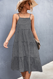 Classic Plaid Sling Dress