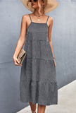 Classic Plaid Sling Dress