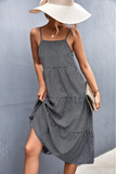 Classic Plaid Sling Dress