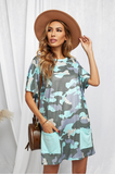 loose Joker one-step skirt short sleeve T-shirt skirt