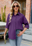 Candy-colored cardigan casual long-sleeved shirt