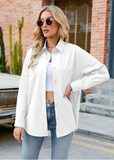 Candy-colored cardigan casual long-sleeved shirt