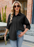 Candy-colored cardigan casual long-sleeved shirt