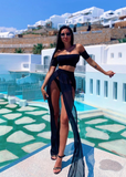 Sexy Mesh Bikini Beach Cover-up Women