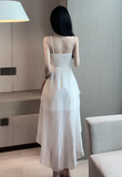Elegant Sweetheart - Neck Black Mesh - Paneled Party Dress