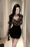 Exquisite Off - White Dress with Lace - up Bodice and Asymmetric Skirt