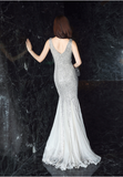 Elegant temperament, fishtail sequined sexy dress
