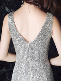 Elegant temperament, fishtail sequined sexy dress