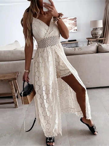 Elegance Monochrome V-Neck Street Style Romper