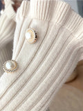 Long Sleeve Bodycon Ribbed Ruffle Hem Dress