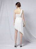 SEXY ONE SHOULDER SLEEVELESS DRESS