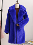 Faux Fur Coats Jackets Women Autumn Winter Rabbit Fur 