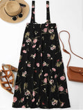 Gorgeous Floral Maxi Suspender Skirt