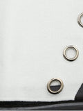 Stunning Ring Embellished Slit Bodycon Knit Dress