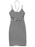 Gorgeous Cut Out Striped Cami Dress