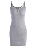 Fashion Cami Knitted Mini Dress
