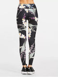 Trendy Stretchy Slimming Floral Sporty Leggings