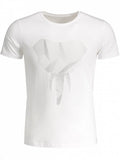 Trendy Crewneck Graphic Mens Jersey Tee