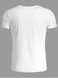 Trendy Crewneck Graphic Mens Jersey Tee