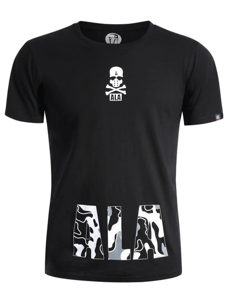 Trendy Round Neck Skull Print Graphic T Shirt